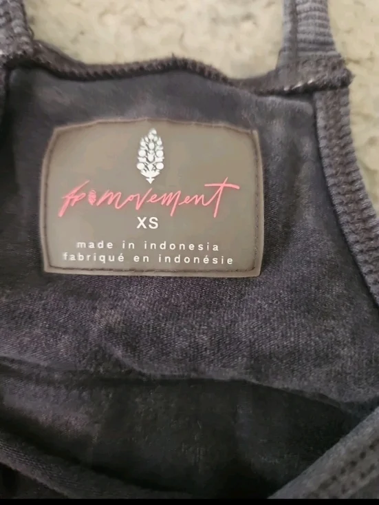 Free People Movement Womens Gray Oversized Cozy Hot Shot Onesie Jumpsuit XS - Picture 9 of 16